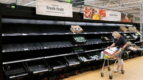 A woman shops in an ASDA store on July 23, 2021 in Cardiff, United Kingdom. 