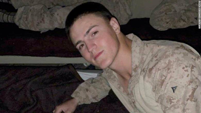 Marine Rylee McCollum, 20, died in the Kabul blast weeks before the birth of his child, family says