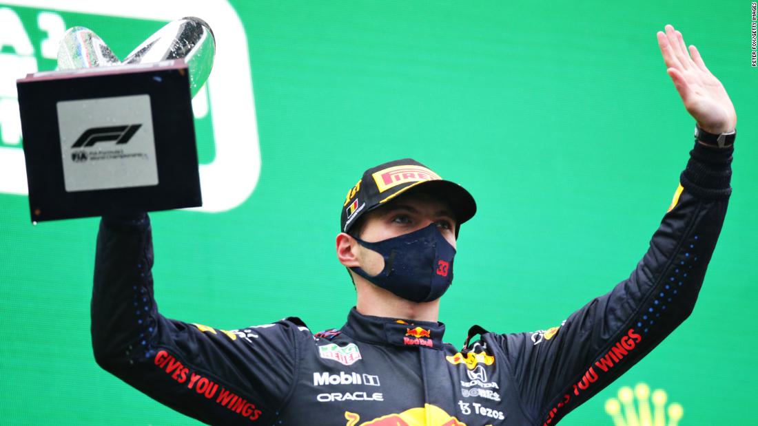 Max Verstappen wins rainswept Belgian Grand Prix 'farce'