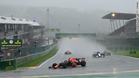 The race was delayed by three hours due to weather delays, with McLaren boss Zak Brown calling for &quot;a better solution&quot; to prevent the situation from happening again.