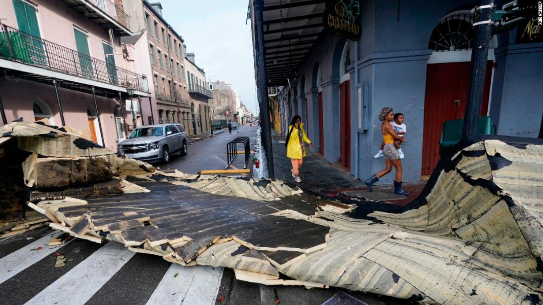 Video from inside the eye of Hurricane Ida: Beautiful, terrifying