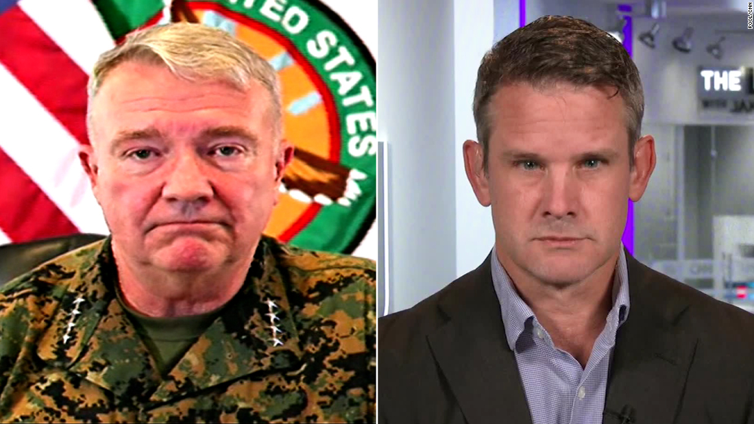 Kinzinger calls out Gen. McKenzie after calling Taliban ‘pragmatic’