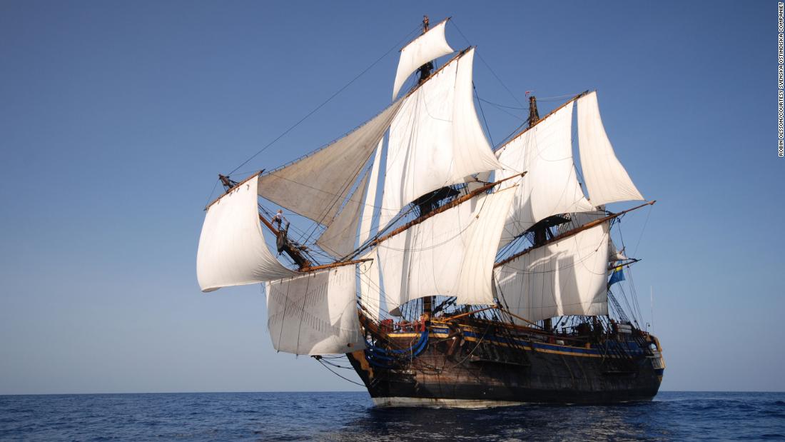 Götheborg II: Replica 18th century ship plans to re-sail the trading route from Sweden to China