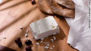 Do as the Greeks do: Top a salad with a slab of feta, sliced off the block.