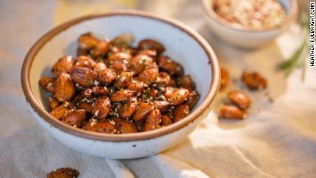 Roasted almonds get an upgrade with za&#39;atar and rosemary.