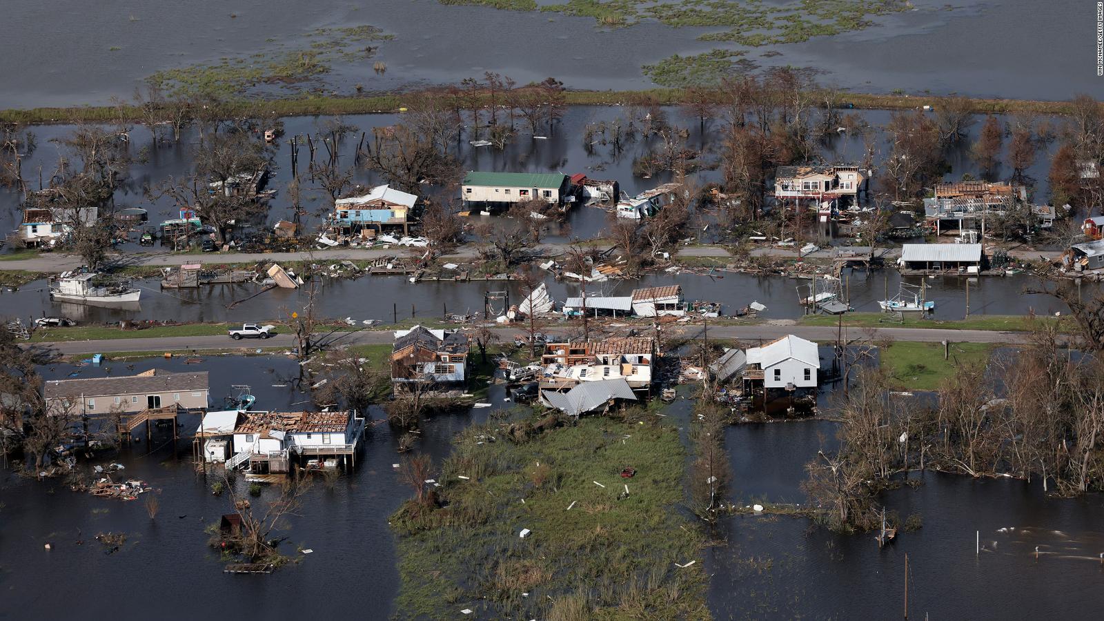 Hurricane Ida leaves behind devastation and flooded neighborhoods