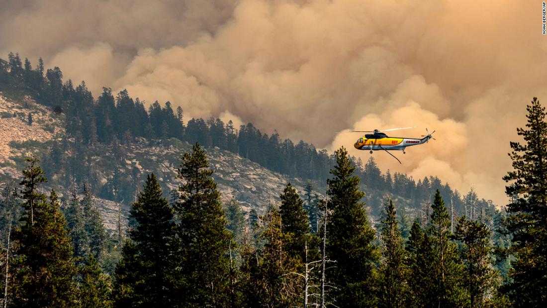 Lighter winds could bring relief to firefighters battling the Caldor Fire as it threatens the Lake Tahoe region