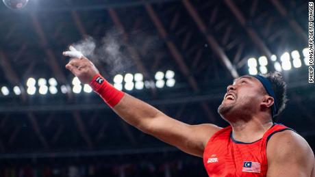 Malaysian athlete Muhammad Ziyad Zolkefli won the men&#39;s shot put F20 event at the Tokyo Paralympics on Tuesday but was later stripped of his gold medal because he had arrived three minutes late to the competition.   
