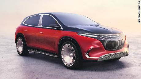 The Mercedes-Maybach EQS is a big electric SUV.