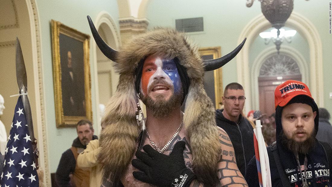 'QAnon Shaman' Jacob Chansley pleads guilty to felony in US Capitol riot