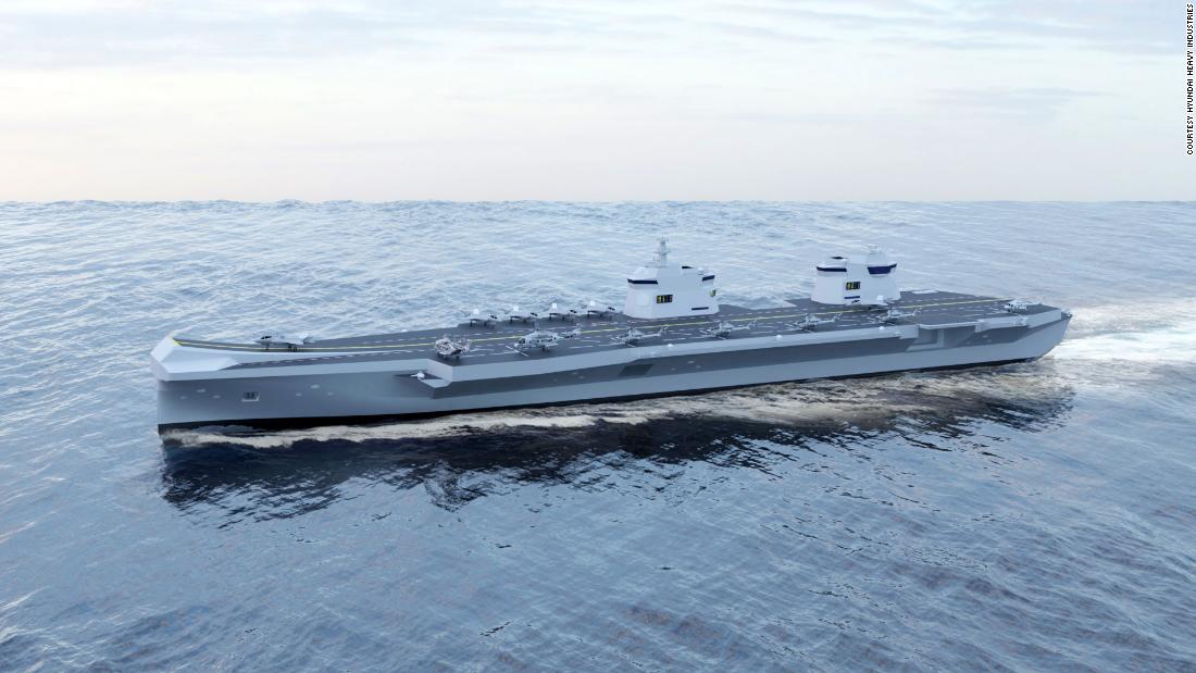 South Korea's new aircraft carrier could look like a mini HMS Queen Elizabeth