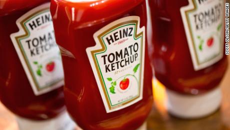 Heinz Tomato Ketchup bottles shown on March 25, 2015 in Chicago. 
