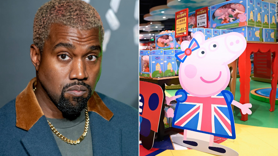 Peppa Pig appears to have trolled Kanye West