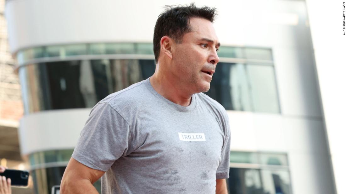 Oscar De La Hoya hospitalized with Covid-19 days before his return to the boxing ring