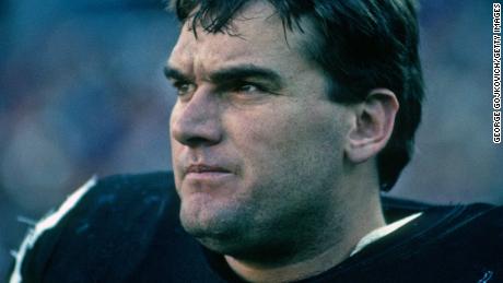 Ilkin looks on from the sideline during an NFL game at Three Rivers Stadium in 1989 in Pittsburgh, Pennsylvania.