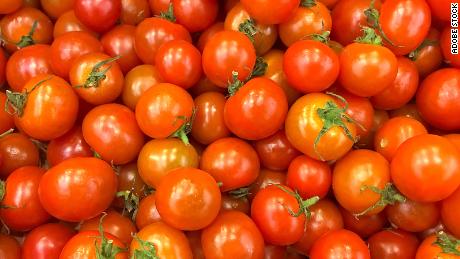 Cherry tomatoes offer a crisp, sweet bite. 