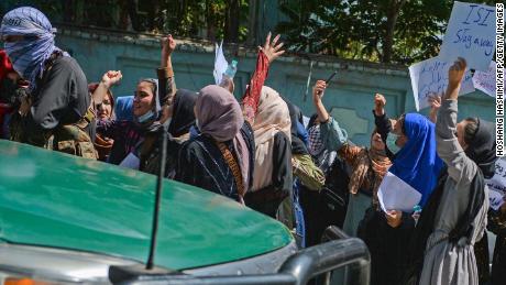 Afghan women have repeatedly braved the city&#39;s streets to protest in recent days. 
