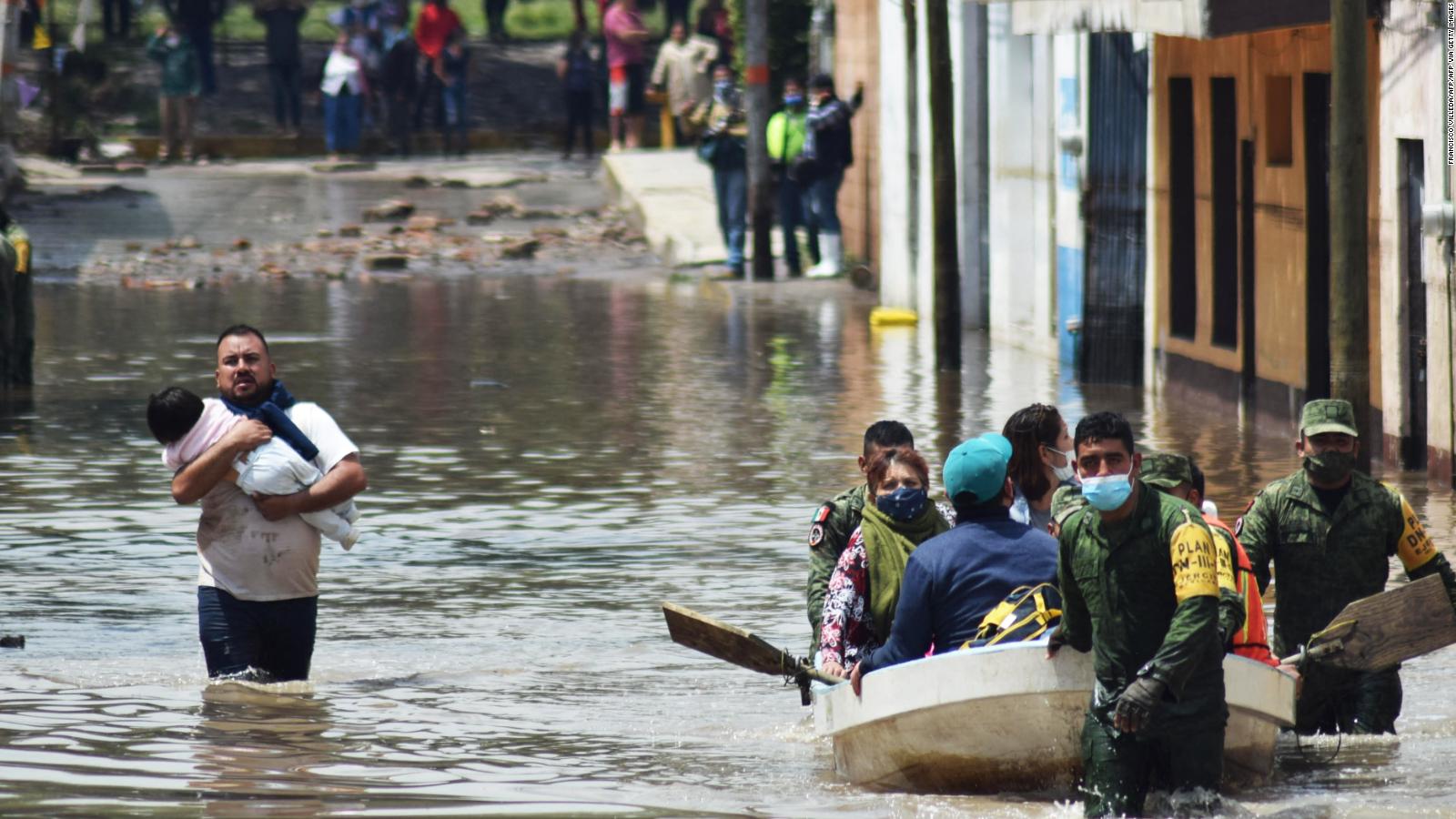 México sufre intensas inundaciones que dejan muertes, daños y caos ...