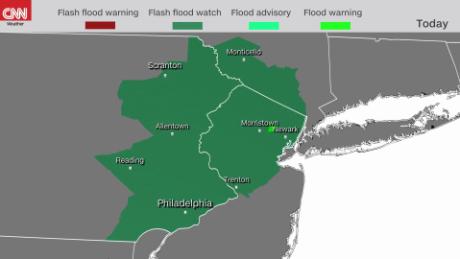 Storms and heavy rain for the Northeast