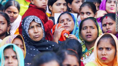 Indian Dalit Christian and Muslim women attend a 2007 rally in New Delhi against the National Commission for Scheduled Castes and Scheduled Tribes after it rejected special dispensation for non-Hindu Dalits.