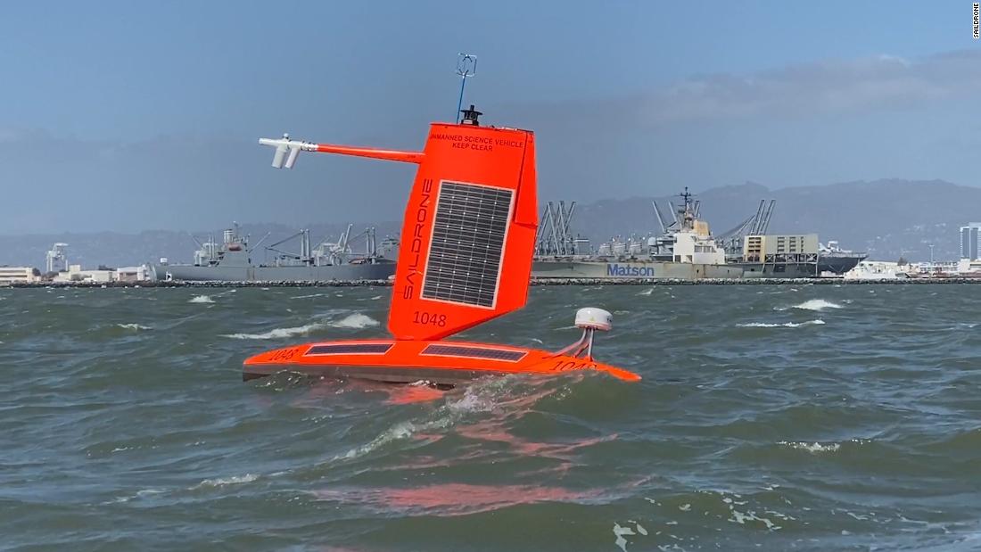 These robotic boats are sent directly into the eye of a hurricane