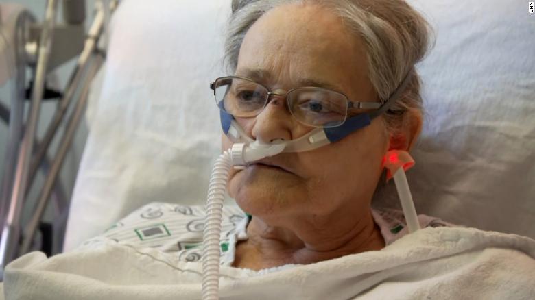 Vera Middleton speaks with CNN at St. Claire Regional Medical Center in Morehead, Kentucky.