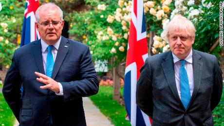 Australia's Scott Morrison does not deny pressuring the UK for the climate reductions demanded from the trade deal