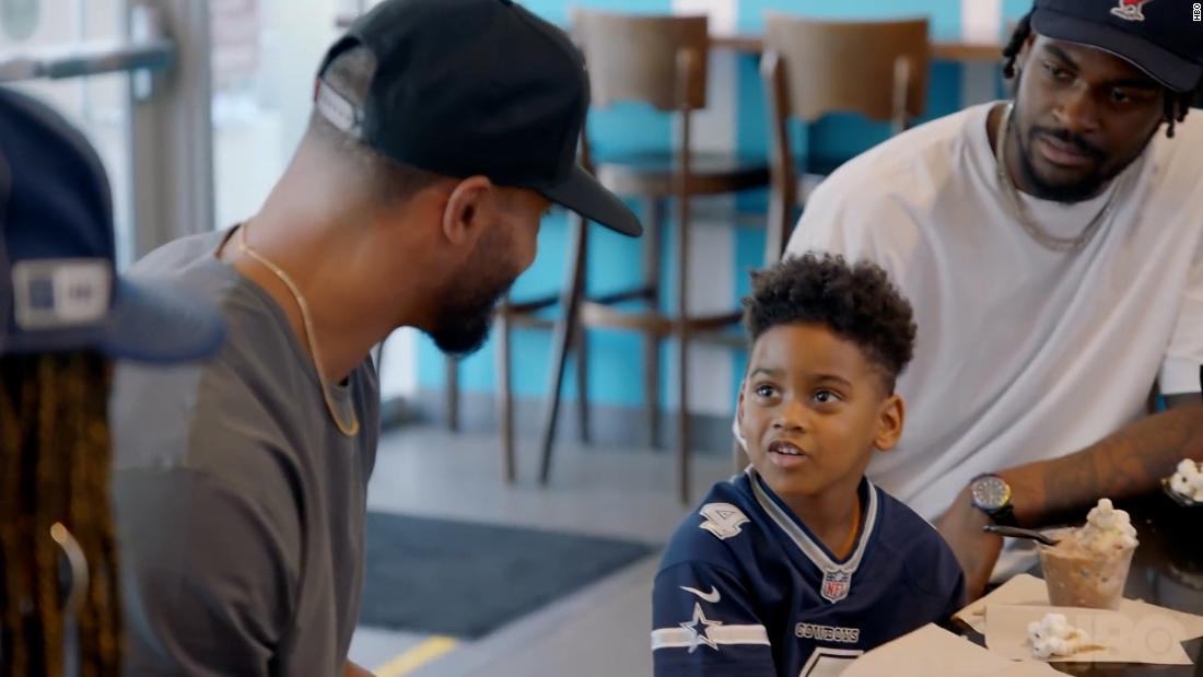 Patrick Mahomes sends signed jersey to Trevon Diggs' son for Christmas