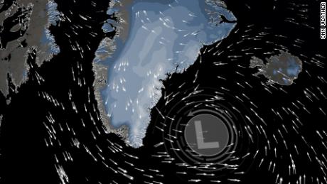 L'ouragan Larry pourrait apporter des pieds de neige au Groenland.