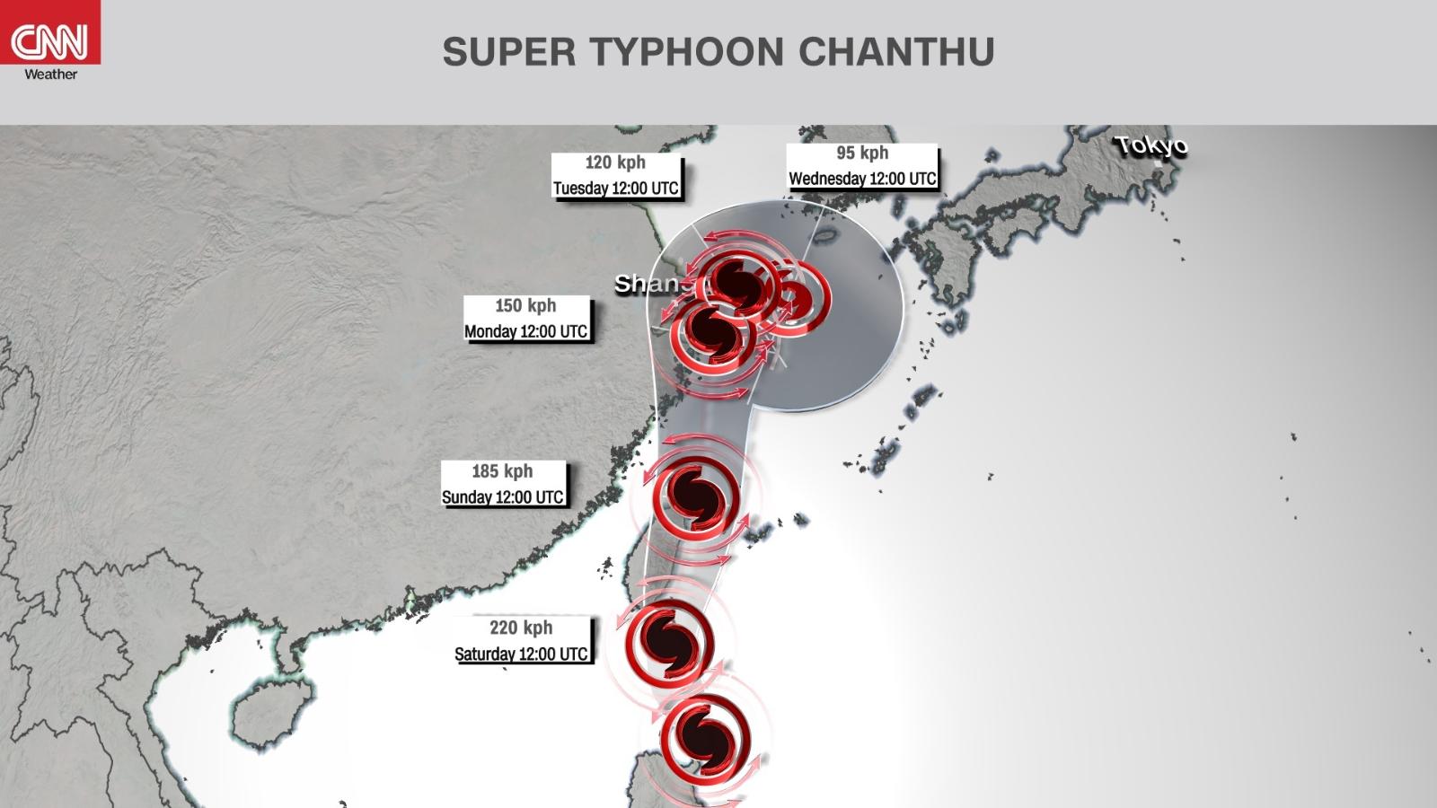 Typhoon forces two of China's busiest ports to suspend some operations