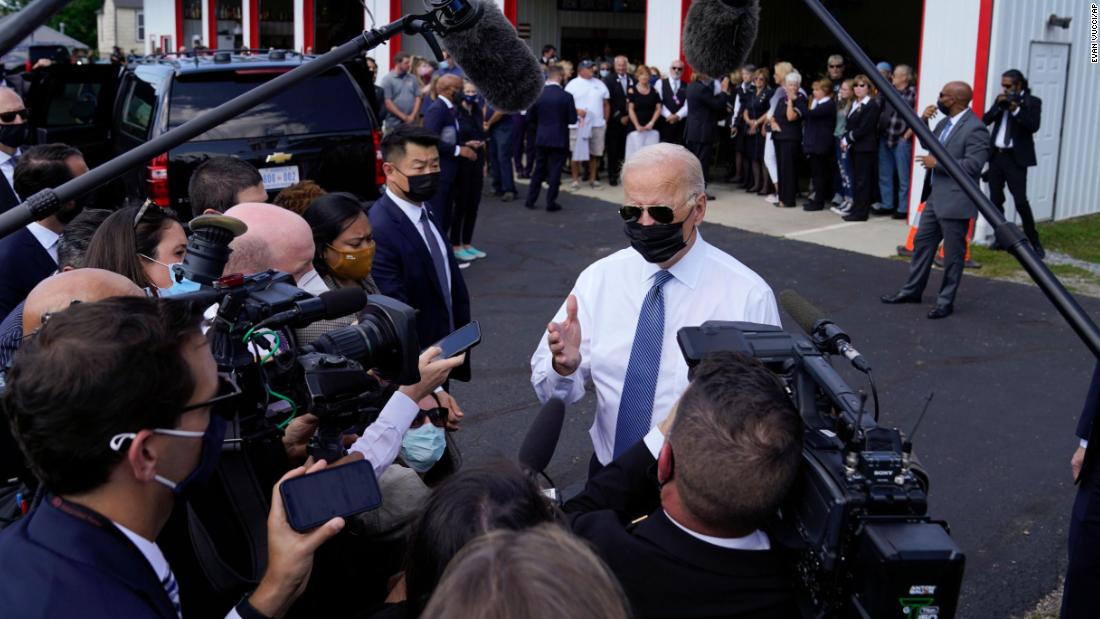 Biden to make push to combat climate crisis while surveying wildfire damage on West Coast