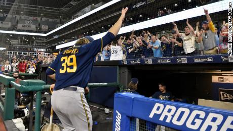 2 Milwaukee Brewers combine to throw MLB&#39;s record 9th no-hitter this season
