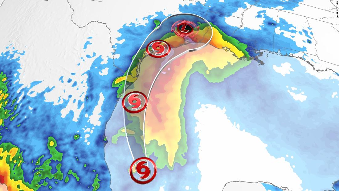 Tropical Storm Nicholas forms over Gulf of Mexico, with Texas in its path