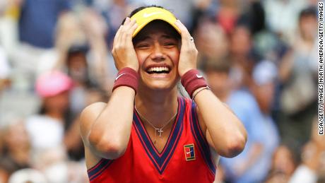 حققت إيما رادوجانو أحد أكثر انتصارات البطولات الاربع الكبرى شهرة في التاريخ في بطولة الولايات المتحدة المفتوحة عام 2021.