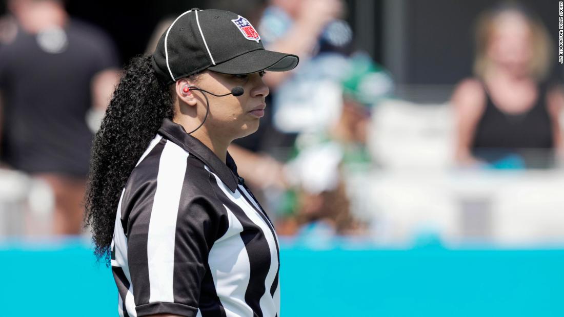 Maia Chaka makes history as first Black woman to officiate an NFL game