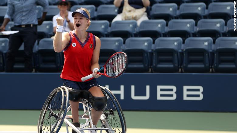 Diede de Groot becomes the first player to complete the golden slam in wheelchair tennis
