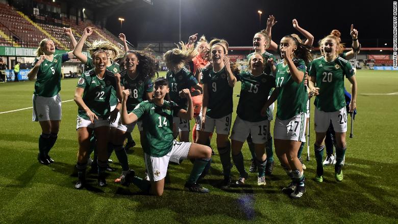 ‘Imagine how good it could be’: Northern Ireland women’s footballers ready to seize their moment