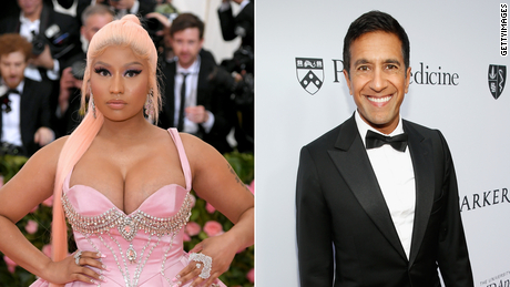 Nicki Minaj Sanjay Gupta splits