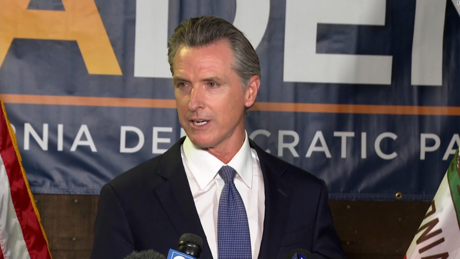 Watch: Gavin Newsom Addresses Supporters During California Recall ...