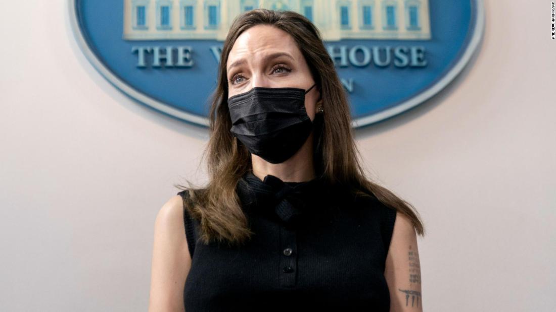Angelina Jolie meets with White House officials on reauthorizing Violence Against Women Act