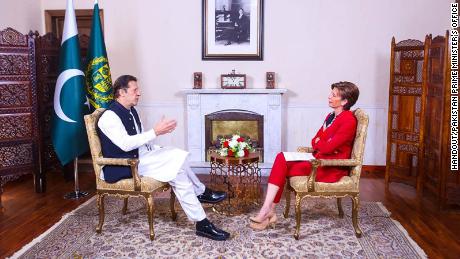 CNN&#39;s Becky Anderson interviewed Imran Khan on Wednesday.