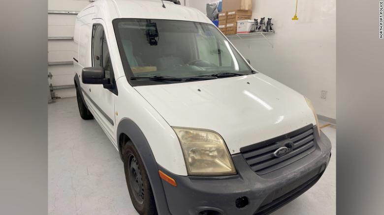 North Port police released this image of Petito&#39;s van, which they say Laundrie drove back to Florida.