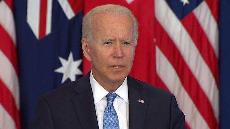 Biden announces trilateral partnership with UK and Australia