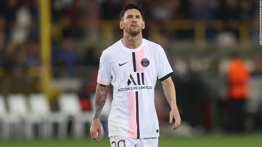 Lionel Messi's Champions League debut for PSG falls flat against Club Brugge