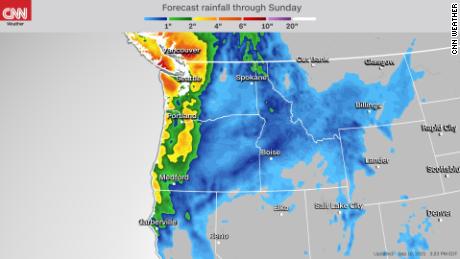 Several inches of rain could bring wildfire relief to parts of the Pacific Northwest