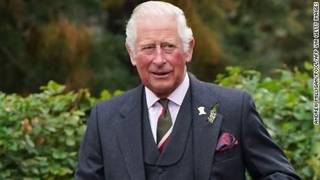 Prince Charles on a visit to Dumfries House in Cunnock, Scotland last week. 