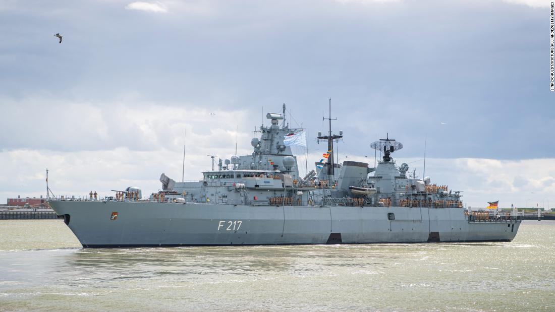 China denies German warship entry into harbor, Berlin says