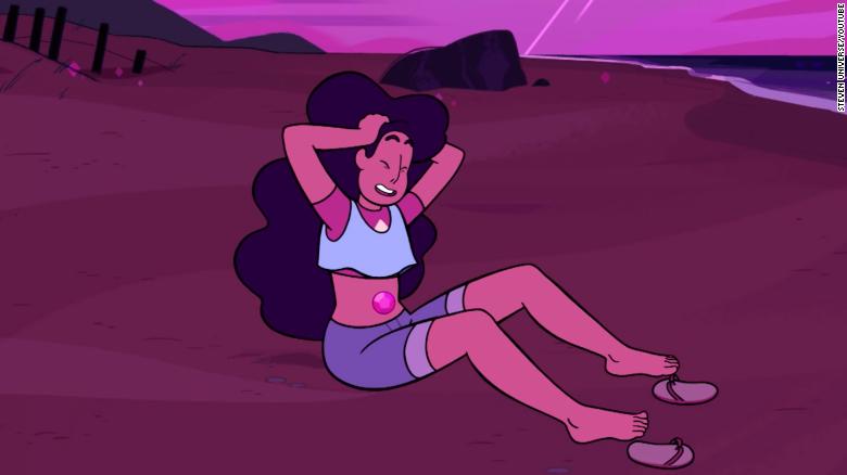 "Stevonnie," a fusion of the "Steven Universe" characters Steven and Connie, is one of several gender-diverse, LGBTQ or nonbinary characters on the children's series. 