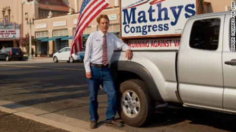 Chris Mathys is a Republican running against Rep. David Valadao because of his vote to impeach President Trump.