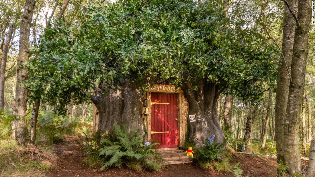 Winnie the Pooh’s tree house for rent at this ‘Bearbnb’